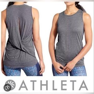 Athleta Siri twist back tank top size small